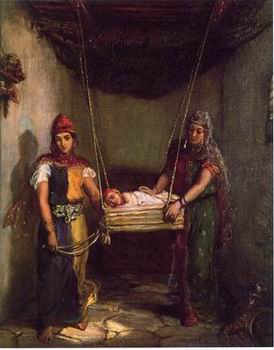 Arab or Arabic people and life. Orientalism oil paintings 592